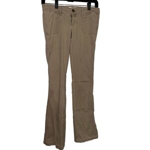Preppy Hollister Khaki Chino Pants So Cal Stretch Size 1R
